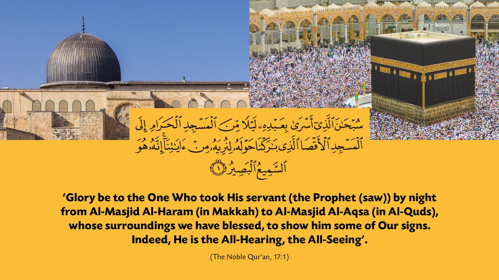 Al-Isra' wal-Mi'raj: The Story of the Miraculous Night Journey | Muslim