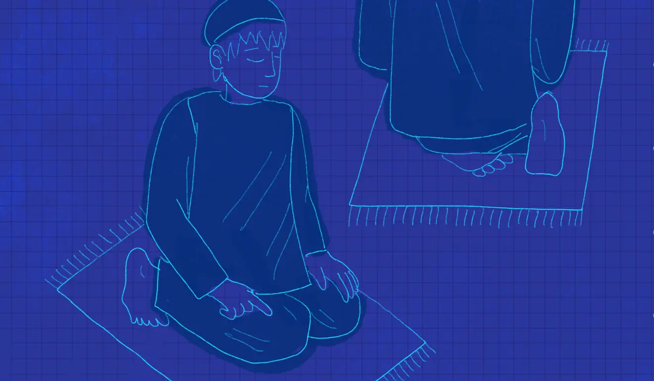 How to pray tarawih illustration
