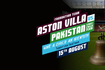 Muslim Hands Pakistan Street Child Football Team takes on Aston Villa