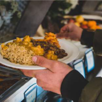 Free hot meals are served daily in our Open Kitchens in the UK