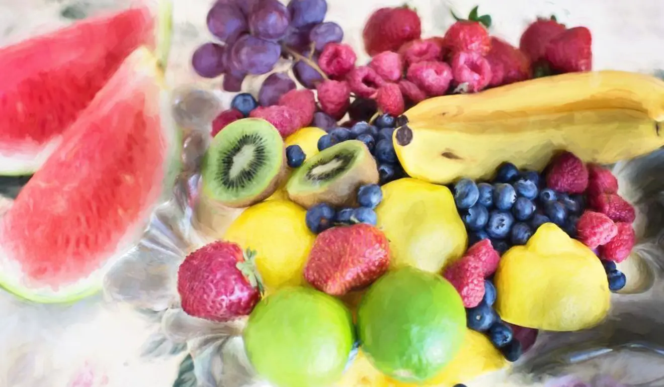 An assortment of fresh fruits on a table