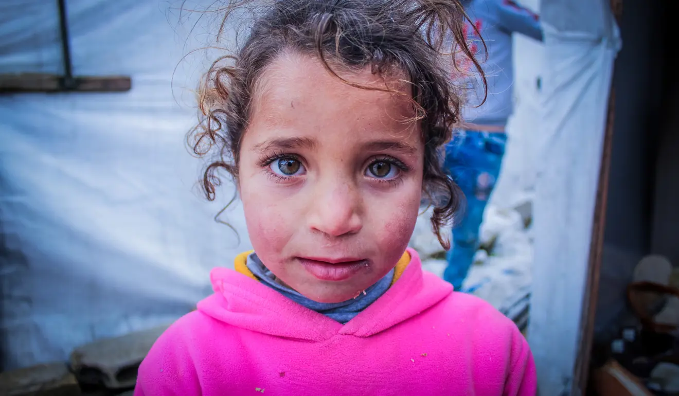 Little girl in Gaza 
