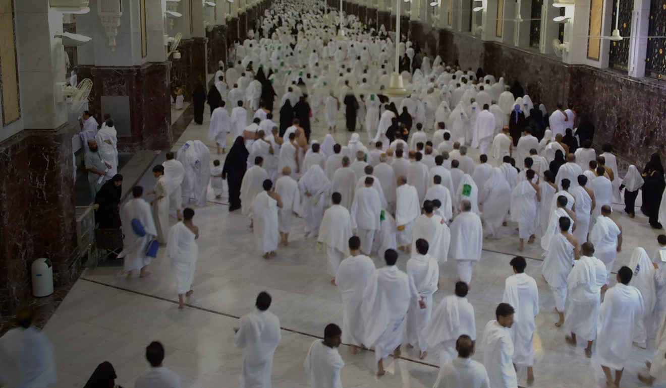 Pilgrims performing Sa'ee at Hajj