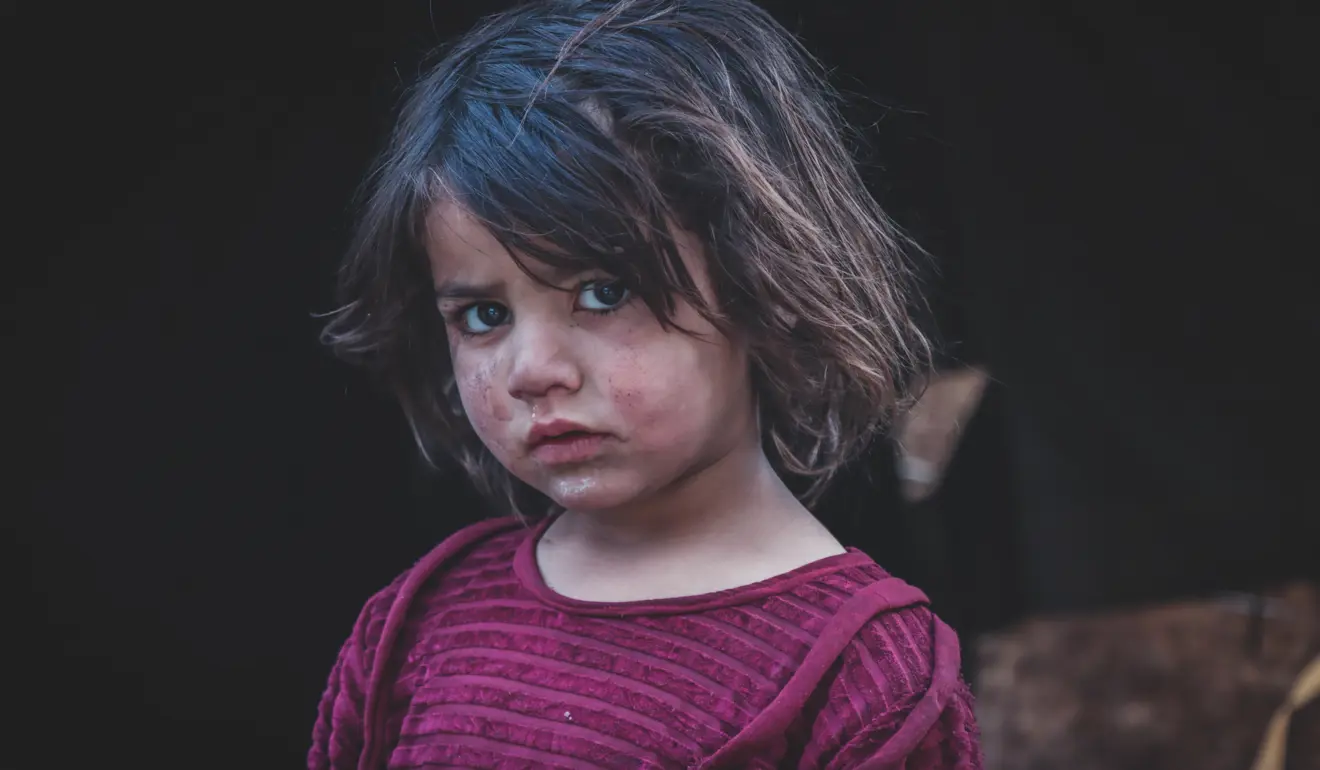 Little girl in Afghanistan 