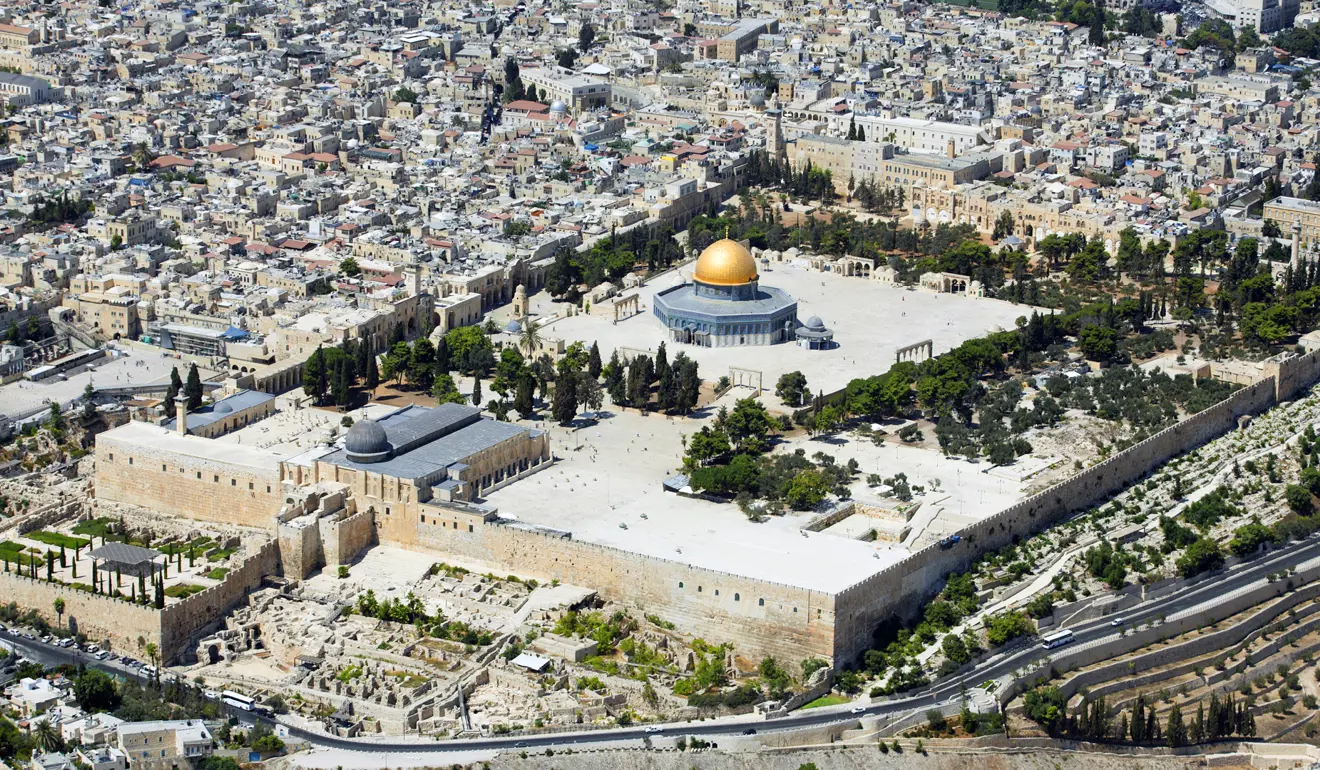 The Blessed Masjid Al-Aqsa complex in Jerusalem 